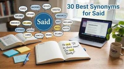 Synonyms for Said