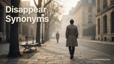 Disappear Synonyms