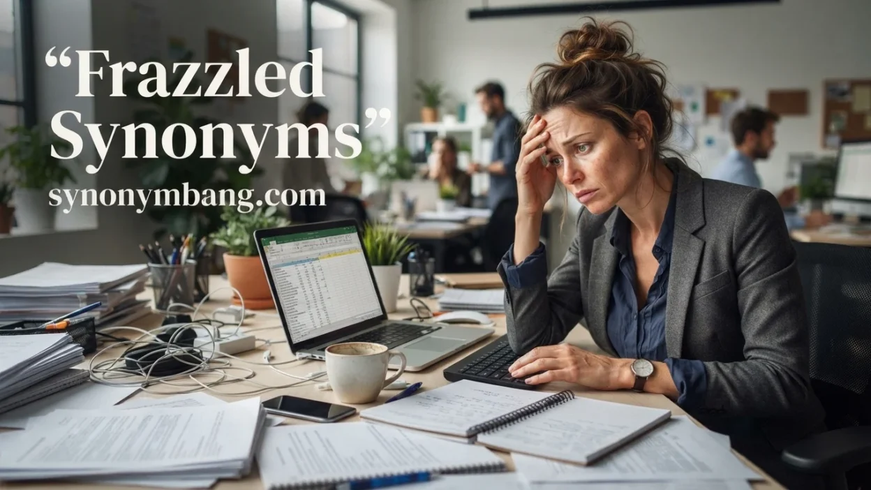 Frazzled synonyms