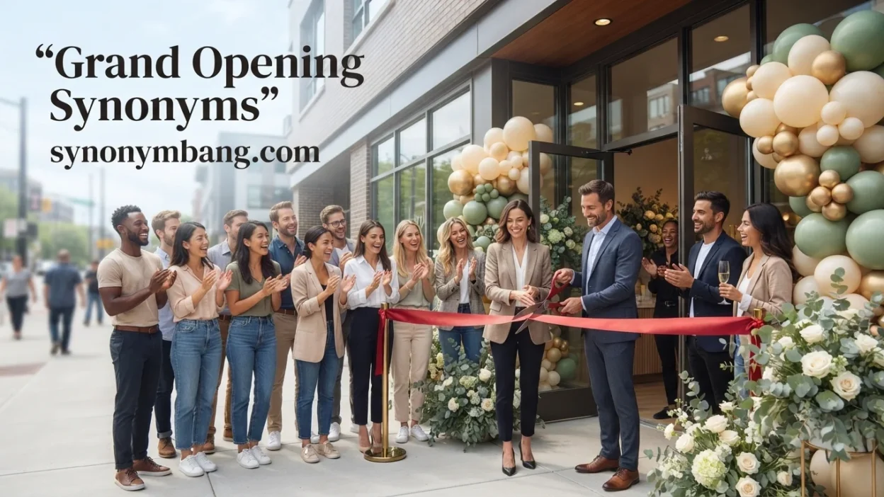 Grand Opening Synonyms