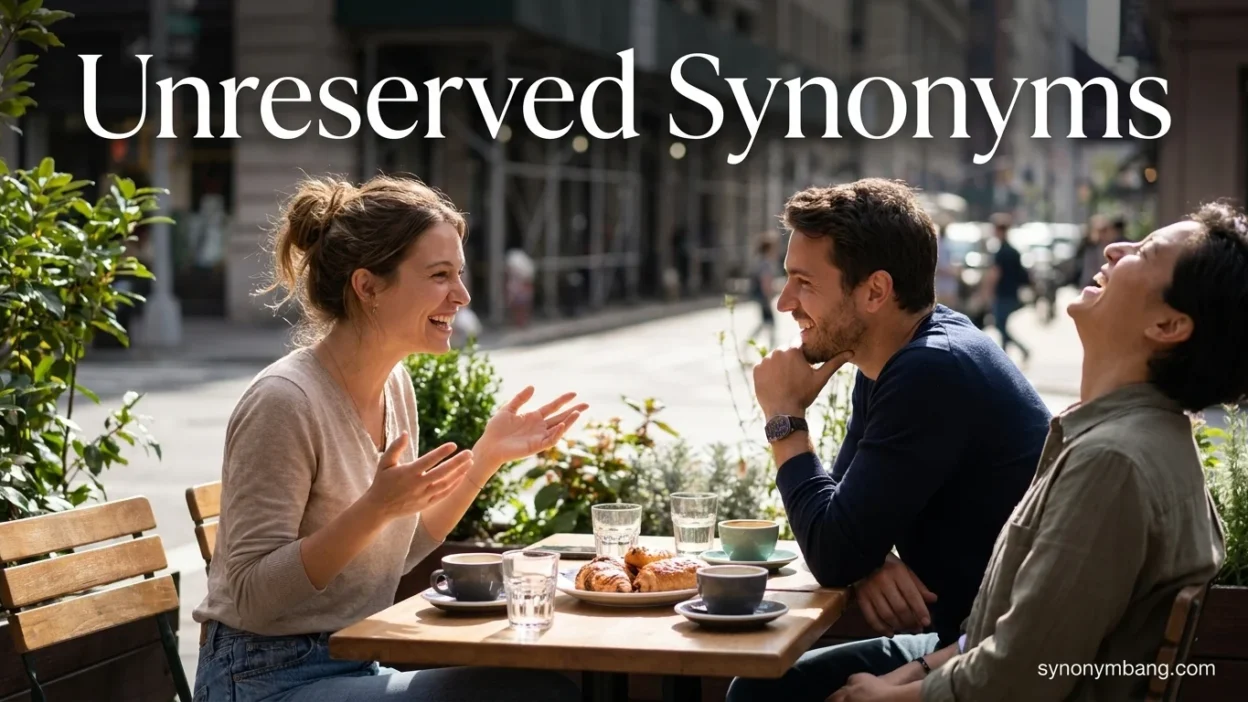 Unreserved Synonyms