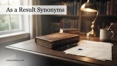 As a Result Synonyms