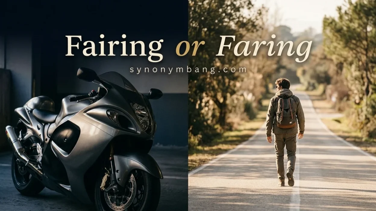 Fairing or Faring