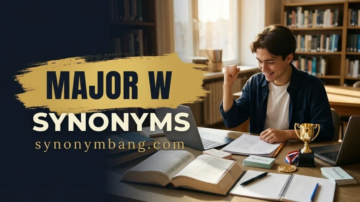 Major W Synonyms