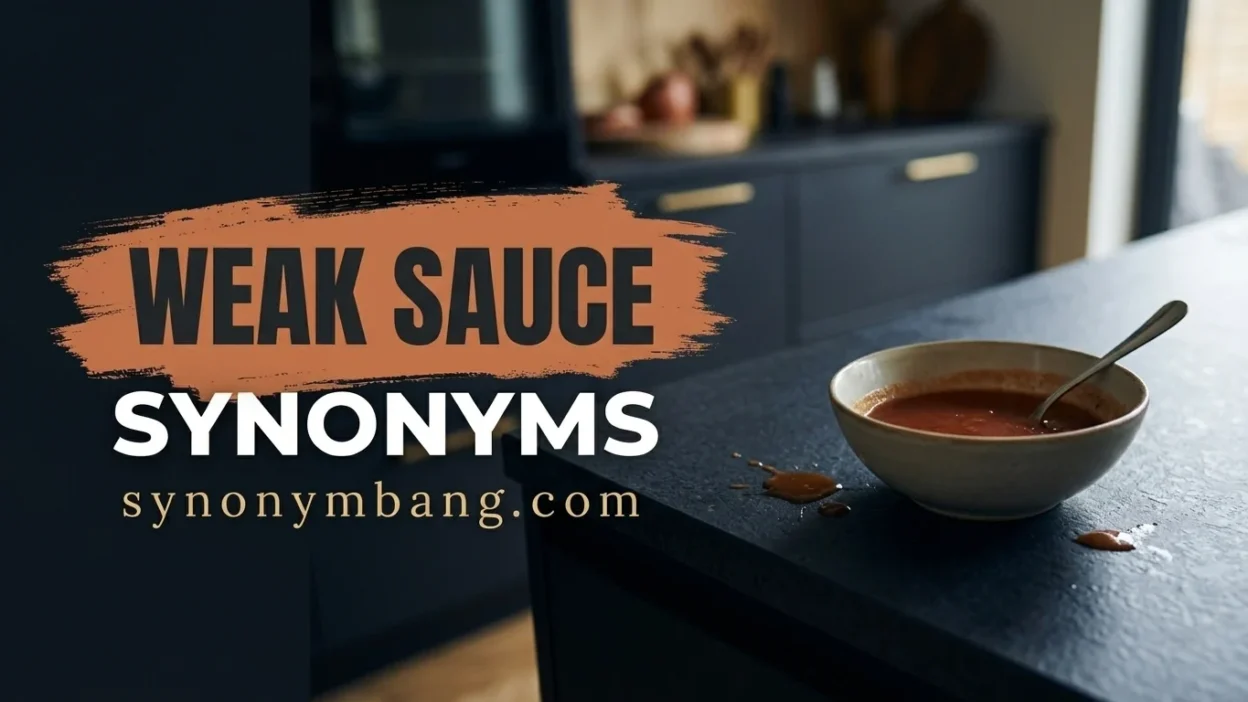 Weak Sauce Synonyms