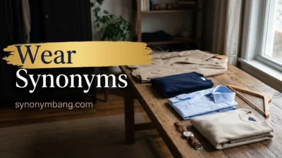 Wear Synonyms